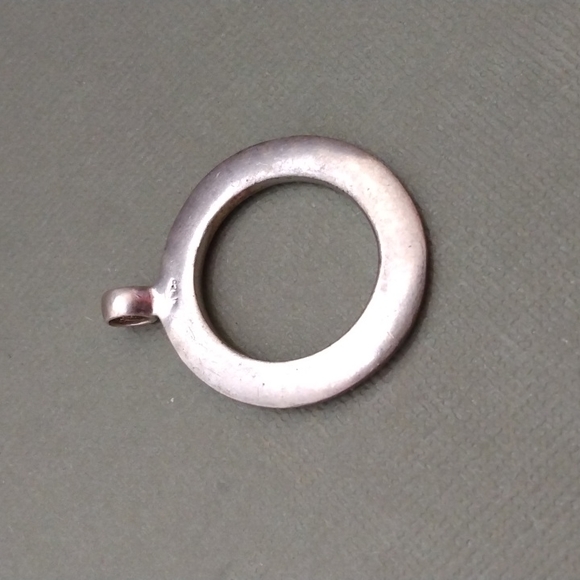 Sterling silver and mother of pearl pendant - Picture 3 of 3